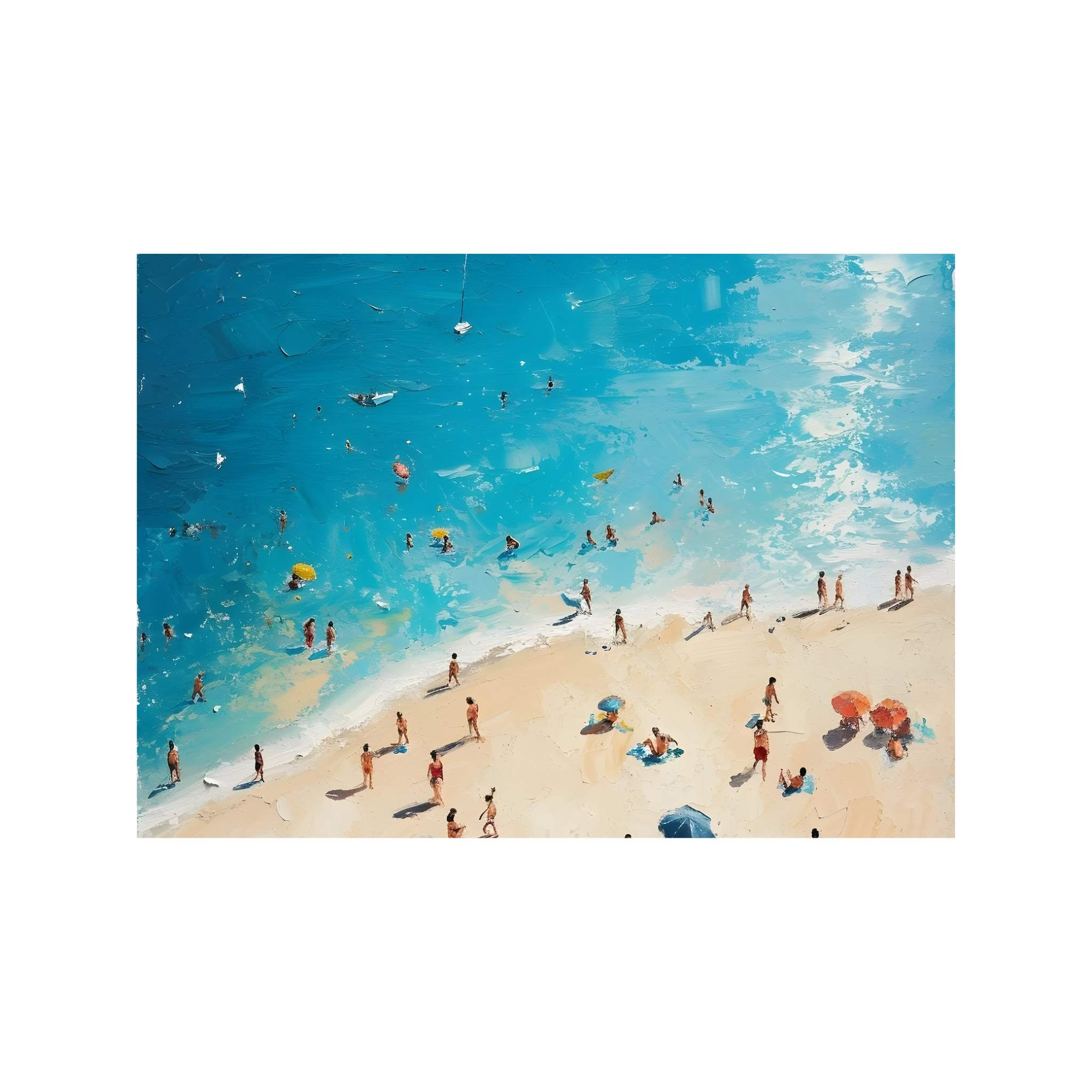 Beach Holiday A2 art print – Judy Mac Gallery