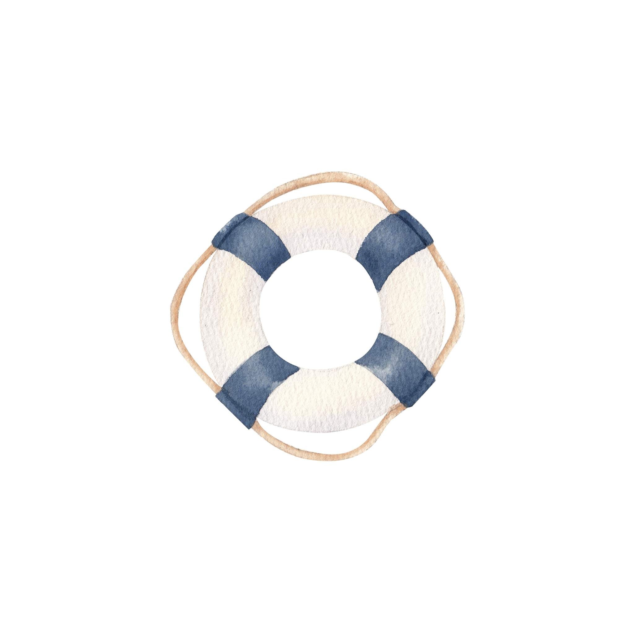 Safety ring watercolour