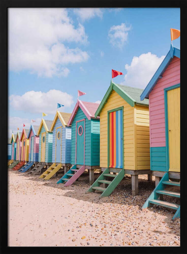 Colorful Beach Huts