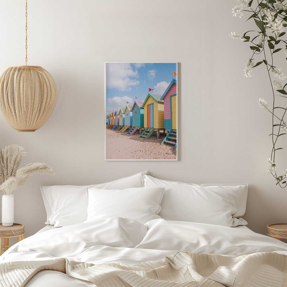 Colorful Beach Huts