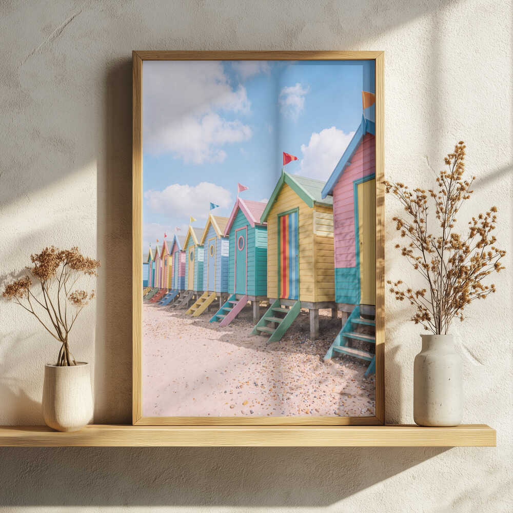 Colorful Beach Huts