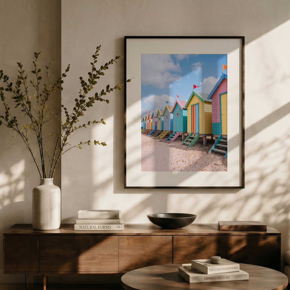 Colorful Beach Huts